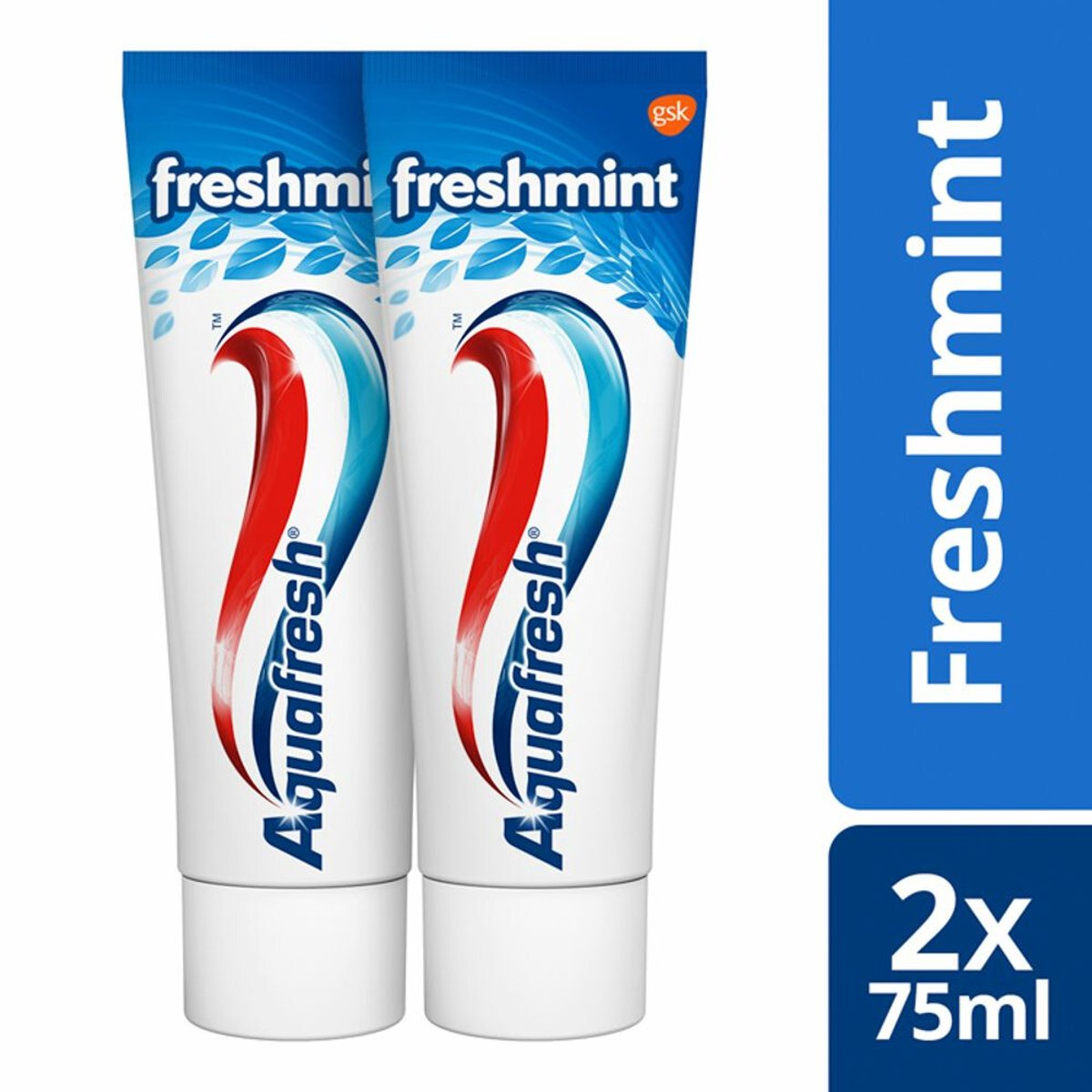 Goedkoopste 2x Aquafresh Tandpasta Freshmint 3in1 Gezonde Tanden 2 x 75 ml