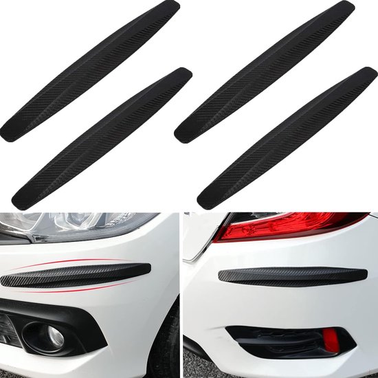 Autodeur beschermers -Anti-botsing deurbeschermer -Stootstrips - stootstrips voor auto -Bumper Deur strips beschermers - Beschermstrips Geschikt Voor Auto -Beschermlijst Achterbumper - Auto deurbescherming stickers -Bumper bescherming auto - 4 stuks