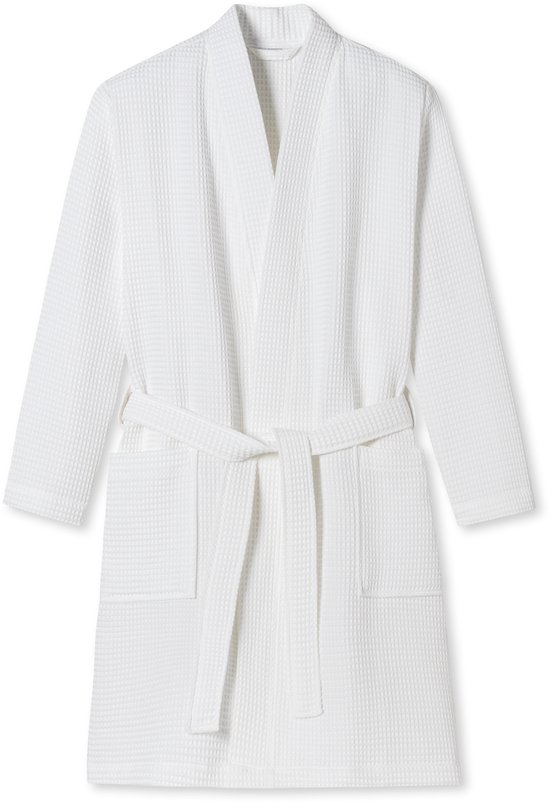 Peignoir Gaufré Homme Schiesser - 100% Coton Confortable