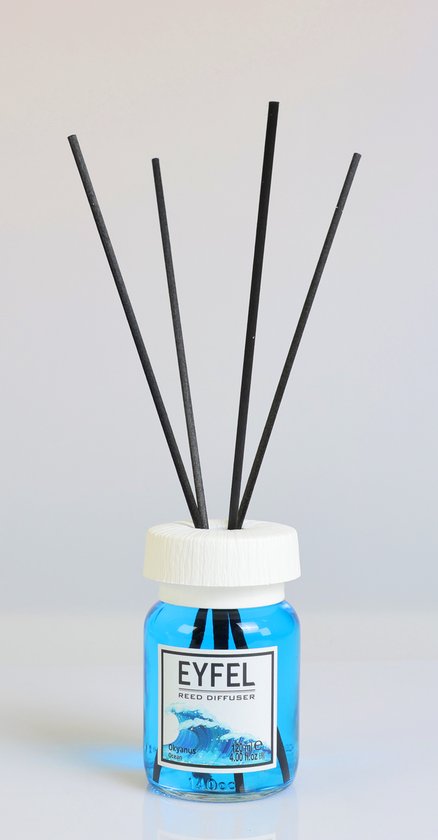 EYFEL - REED DIFFUSER - GEURSTOKJES - HUISPARFUM - OCEAN - 120ML