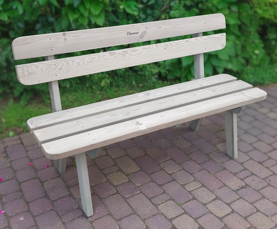 Banc de jardin en bois confortable - Canapé IMPRÉGNÉ - 120x55x87cm - Canapés de Jardin ruraux