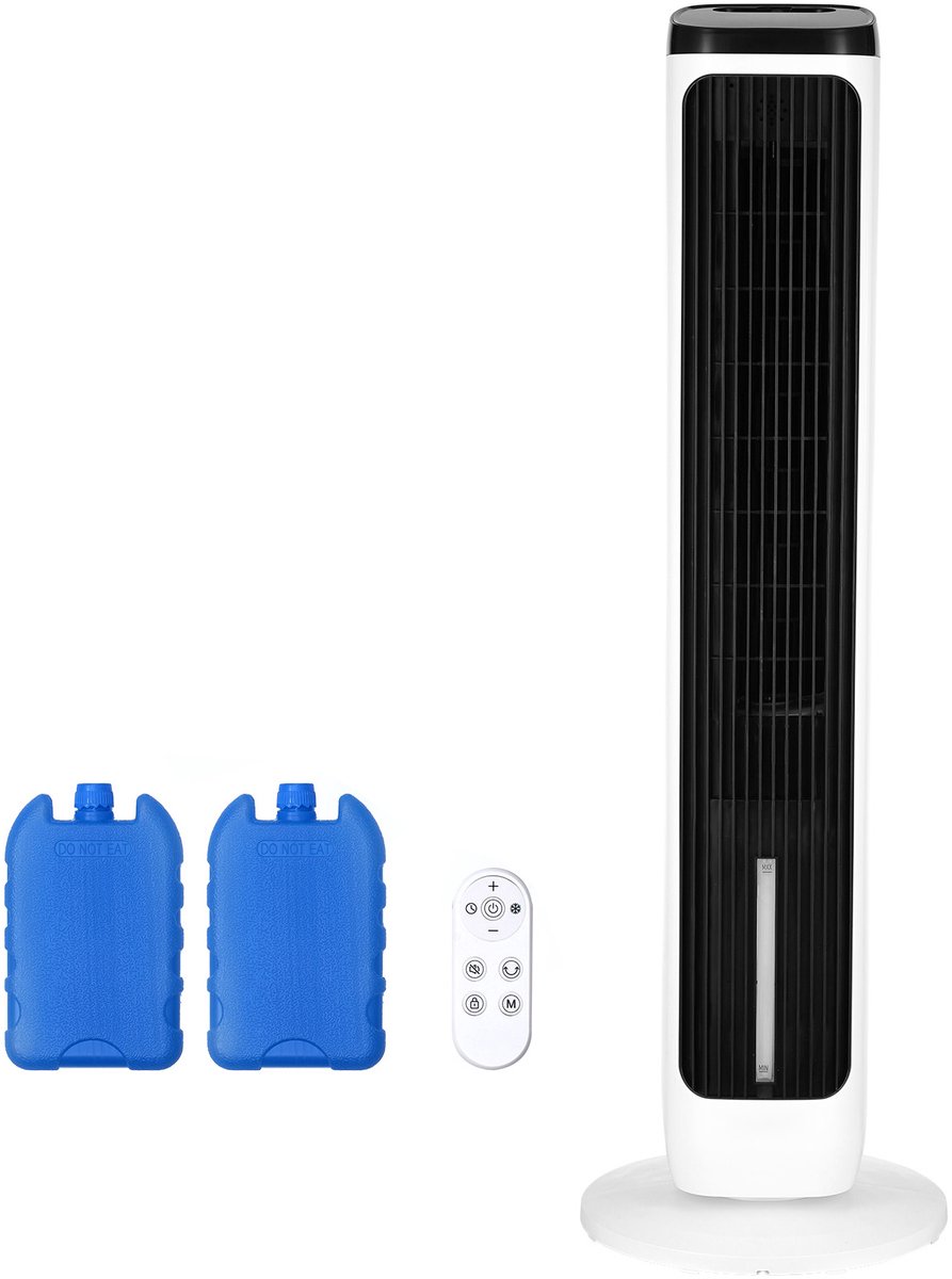 Torenventilator met Verstelbare Snelheid – Stille Werking – 70° Oscillatie – Timerfunctie en Afstandsbediening – Voor Binnengebruik in Slaapkamers, Kantoren en Woningen – foto 6