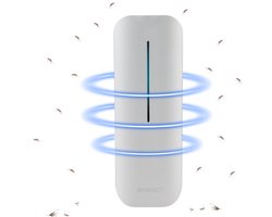 Wonact Muggenstekker - Muggenlamp - Vliegenlamp - 9W - tegen muggen, vliegen, fruitvliegjes en motten - Wit - Muggenvanger - anti muggenstekker met aan/uitknop - geurloos - geluidloos - met 10 lijmplaten - insectenlamp voor binnen