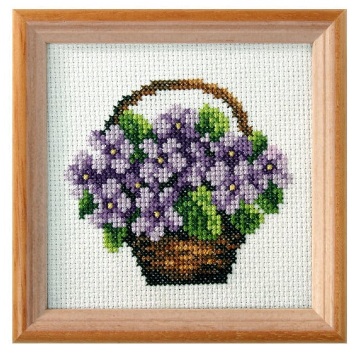 Voorgedrukt Borduurpakket - Mand Bloemen