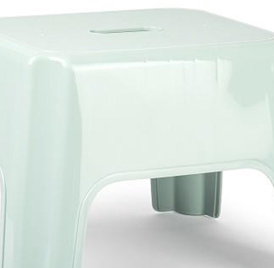 Curver Opstapje 43x36x24 cm Zwart/Rood