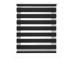 Storesdeco - Duo rolgrodijn – stijlvol dubbel textiel grijs, 120x250 cm