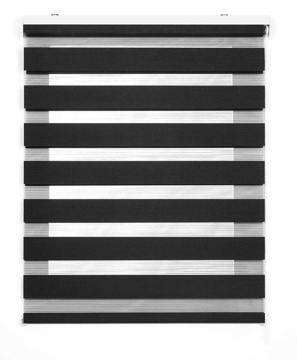 Storesdeco Duo rolgrodijn – stijlvol dubbel textiel grijs, 120x250 cm Grey
