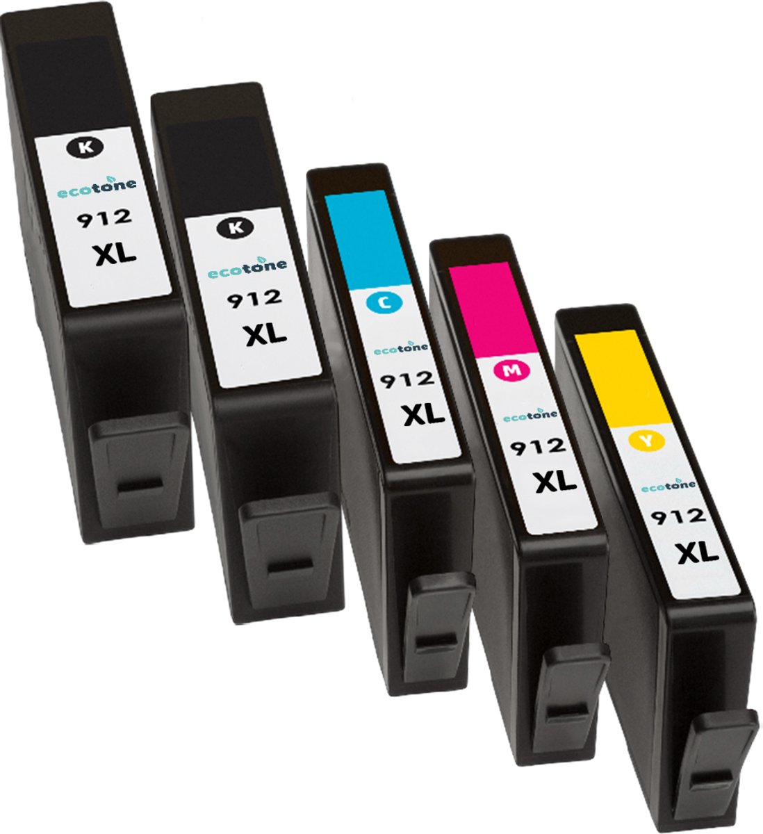 Ecopack (Replaces HP 912XL ink) 2xBL + 1xCMY - (BL 2x825 Pages) (CMY 3x825 Pages)