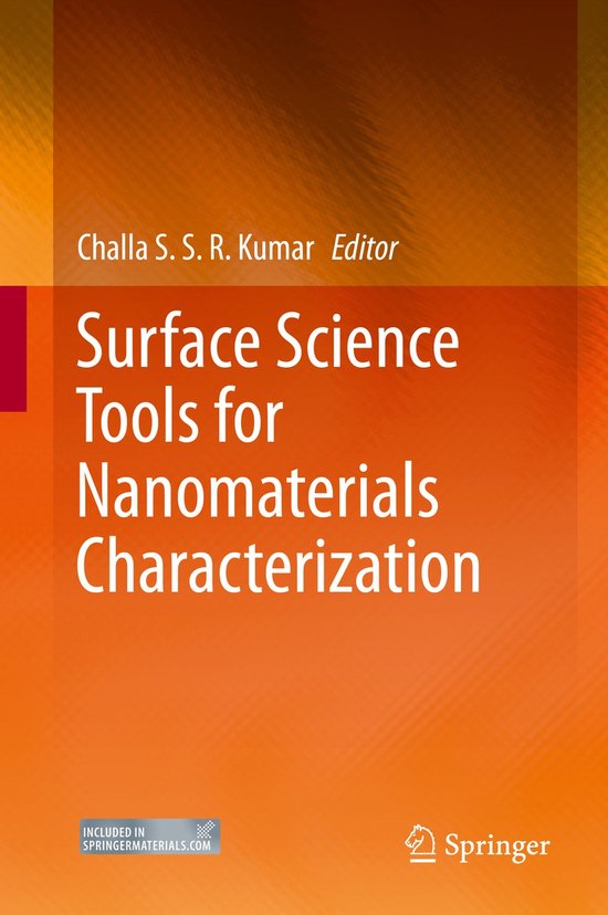 Surface Science Tools for Nanomaterials Characterization - cover