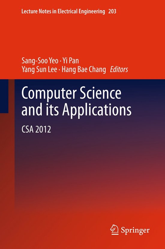 Lecture Notes in Electrical Engineering203- Computer Science ... - cover