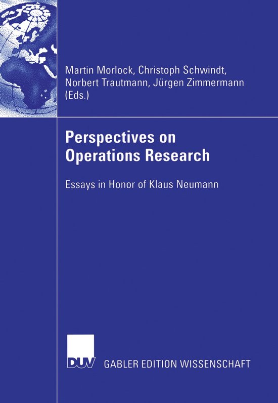 Perspectives on Operations Research - cover