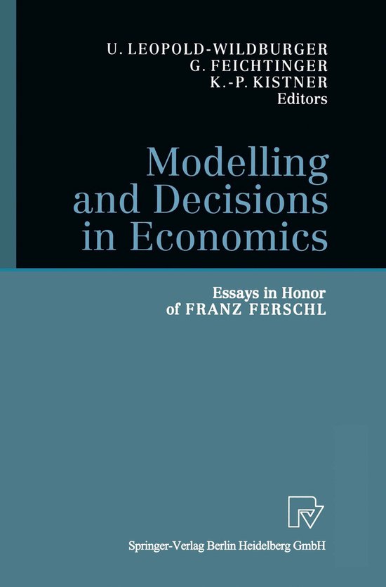 Modelling and Decisions in Economics - cover