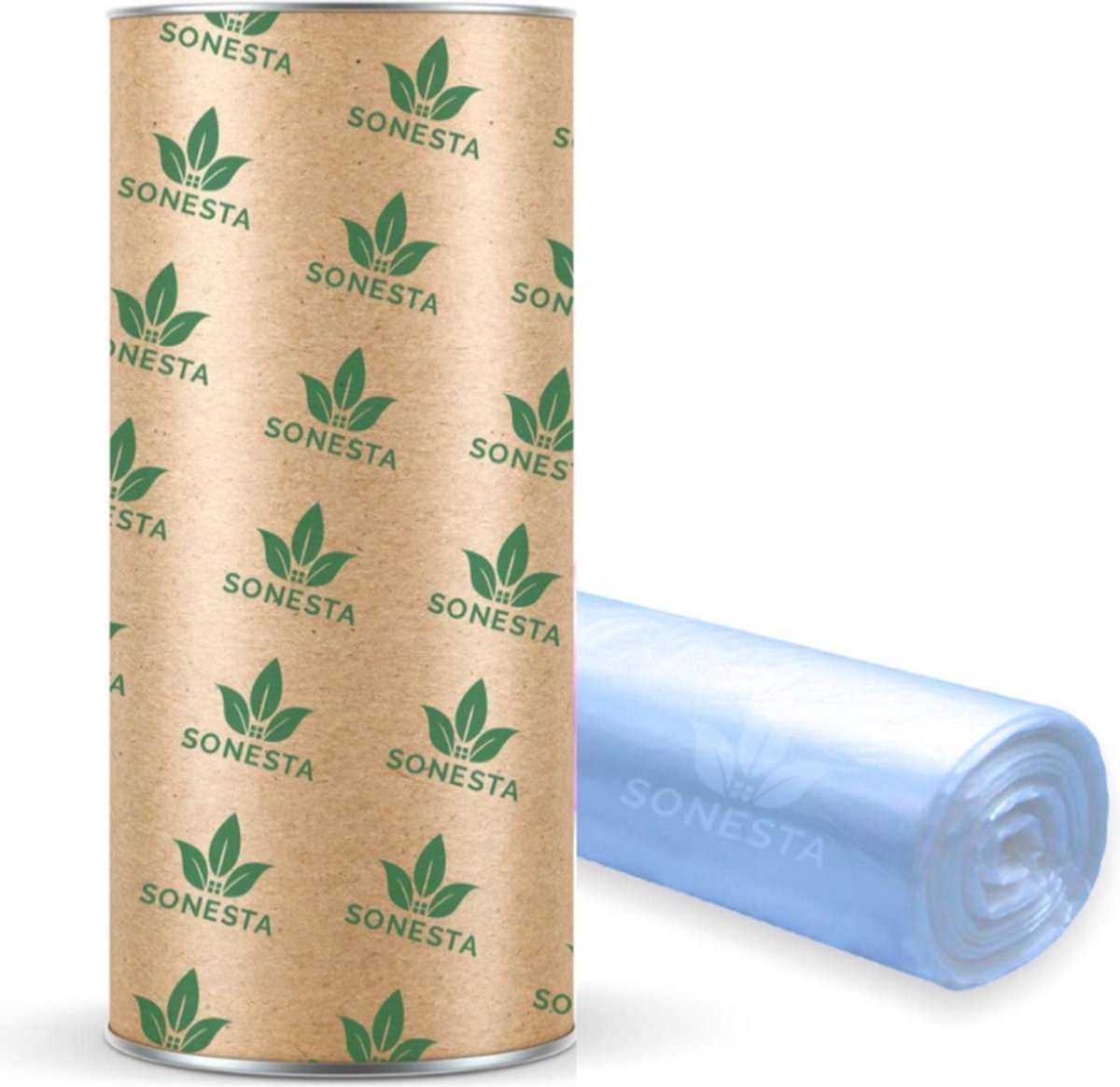 QPFO® ECO Luieremmer Navulling Zakken - 200 m Rol - 20x Navulling - Compatibel met Diverse Luieremmers - Met Geurbarrière en Navulbuis