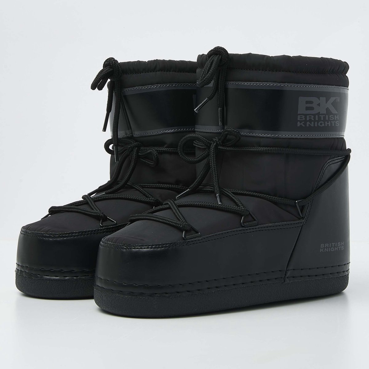 British Knights Blizzard Dames Veter Boot – Vrouwen Schoenen Zwart
