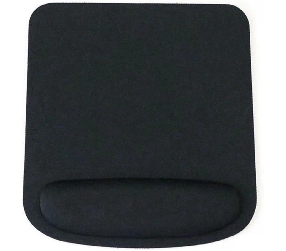 DrPhone ER1 - Ergonomisch Muismat - Mousepad - Polssteun - 210x230mm - Perfect voor Optische & Trackball Muis - Zwart