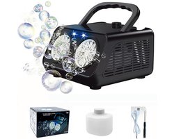 Bellenblaasmachine - Onmisbaar voor Feestjes - Hoge Bubbelproductie - Bevat Bubbelvloeistof - Perfect Buitenspeelgoed voor Feestjes, Verjaardagen, Bruiloften en Kerstmis