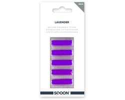 SQOON® (SQ24) Geurstaafjes lavendel voor stofzuiger - Verfrist de uitblaaslucht - Origineelnummer SQ24 - Geschikt voor universeel gebruik - Lavendelgeur voor een frisse schoonmaakervaring
