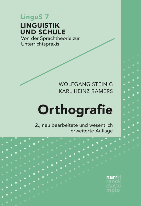 Linguistik und Schule 7 - Orthografie - cover