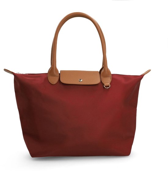 Manfield - Sac à main bordeaux