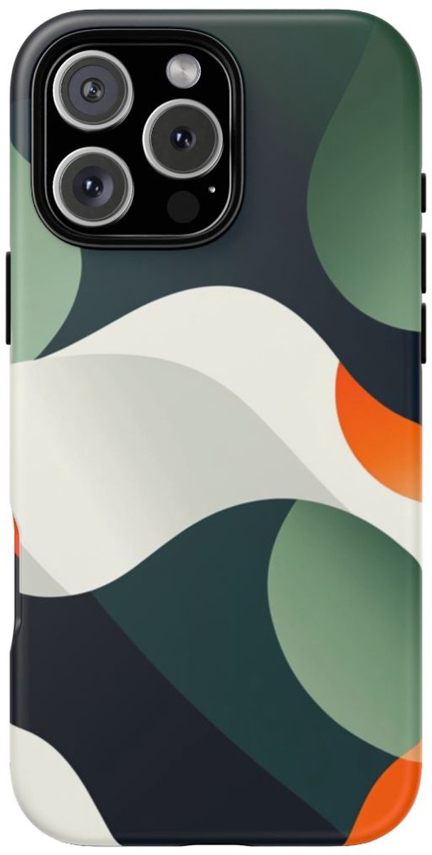 Abstracte Organische Vormen – Telefoonhoesje Geschikt voor iPhone 16 Pro Max