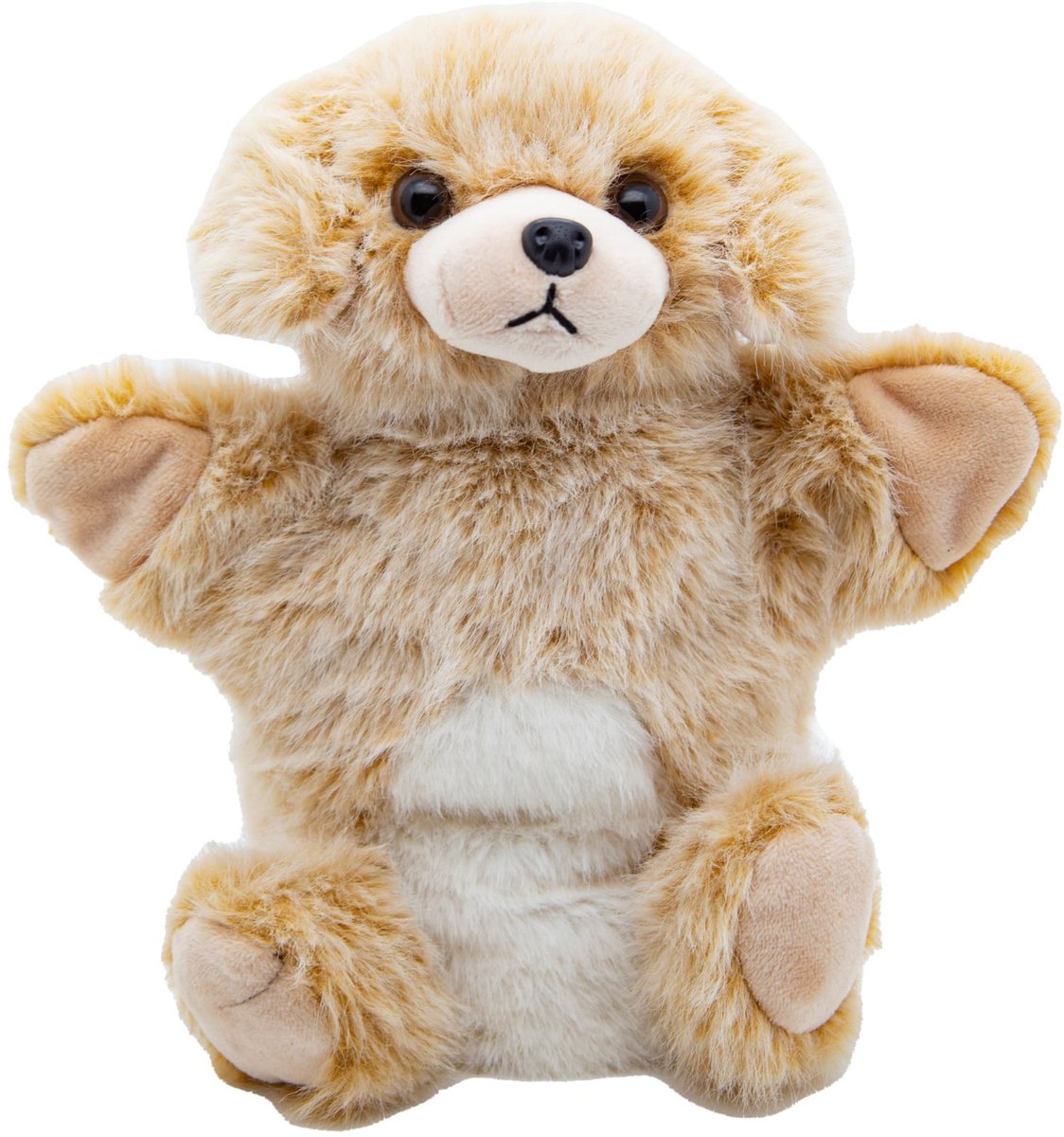 Cute since 1999 - Knuffel handpop Hond - Dier knuffel - Handpop voor poppenkast - 24cm
