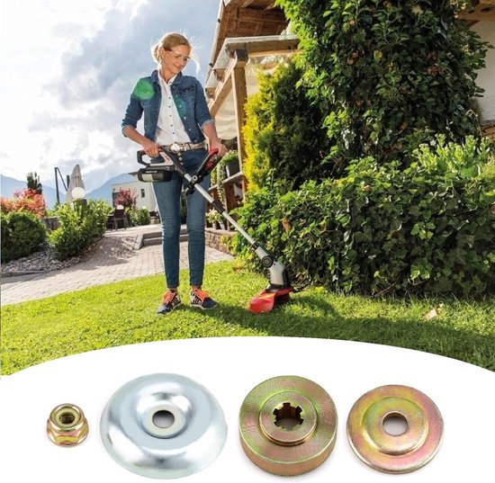 4 stuks Universele bevestigingsset voor bosmaaier - adapterset - installatieaccesoires bosmaaier - bosmaaier opzetstuk bevestigen - onkruidverwijderaar - tuingereedschap - universele onkruidborstel bevestigingsset van Merkloos	 — afbeelding 5