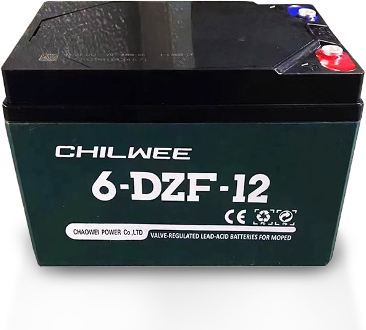 Chilwee 6-DZF-12 Accu 12V 12Ah – Deep-Cycle Loodzuur – Voor Elektrische Quad / Scooter / Step – Onderhoudsvrij