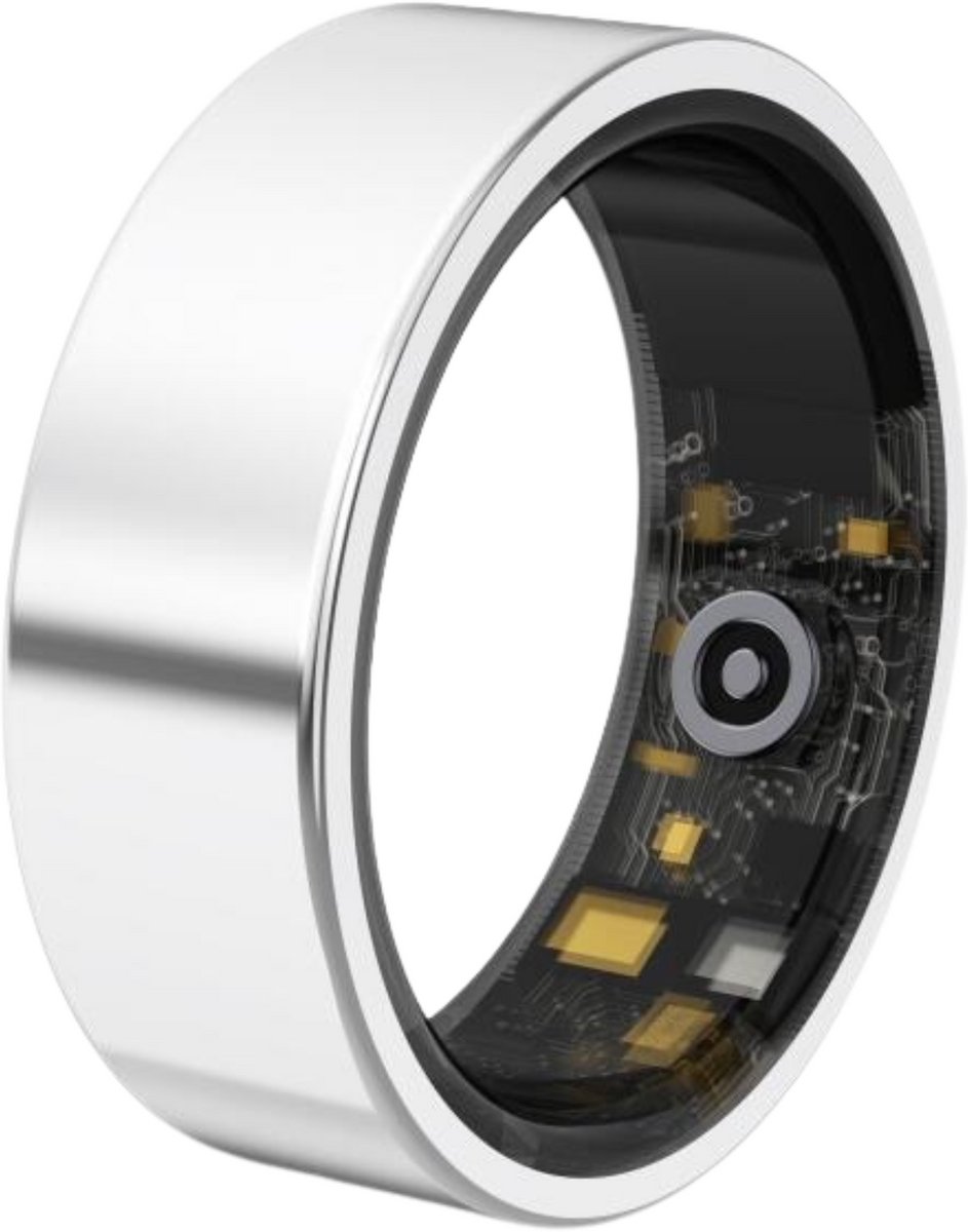 Lacardia Smart ring - Slimme ring - Zilver- Maat 9 - Beschikbaar voor android en IOS - Eigen app - Unisex voor Dames & Heren