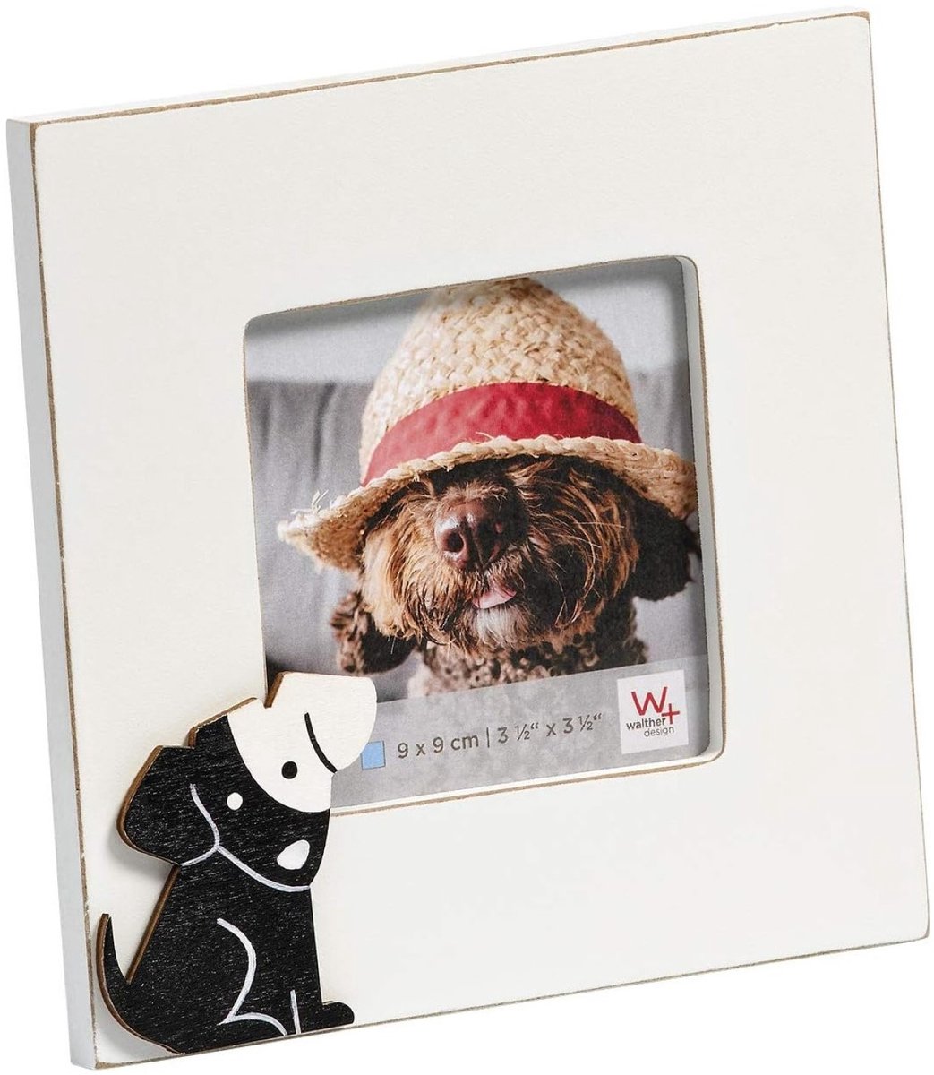 Walther Portret frame hond, Weiss 90x90 Wit