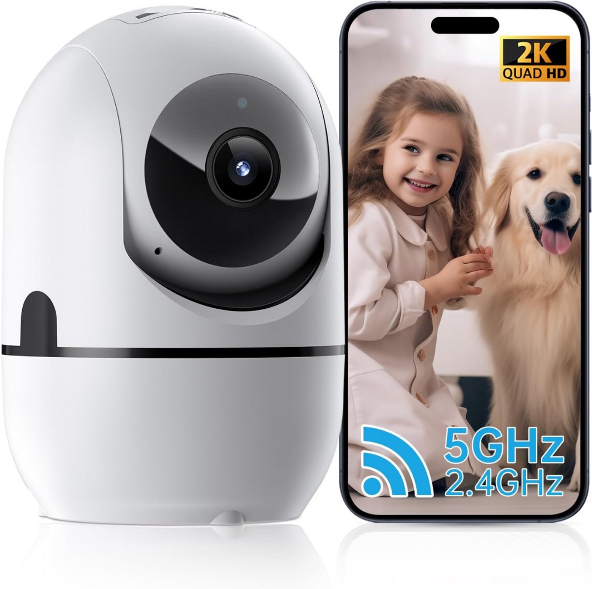 Deurbellen met Camera Draadloze Video Deurbel Full HD - Product - €329,95