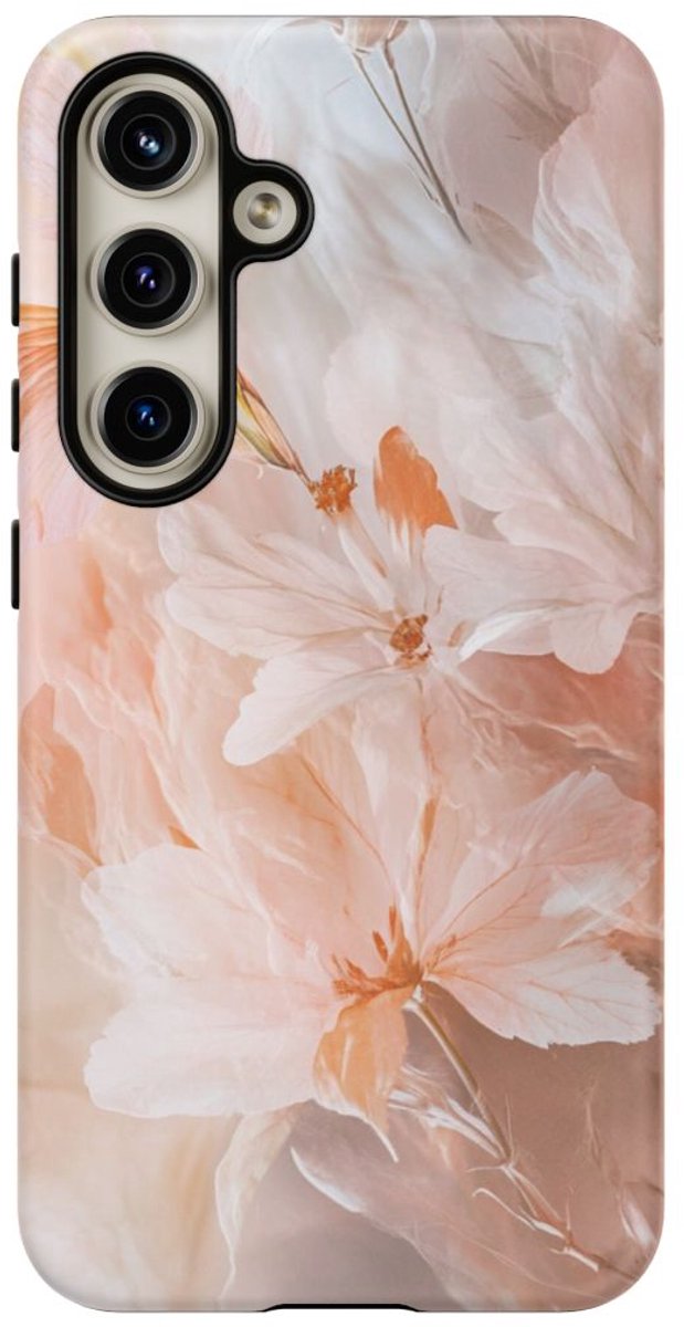 Luchtige Pastelbloemen Abstract – Telefoonhoesje Geschikt voor Galaxy S24