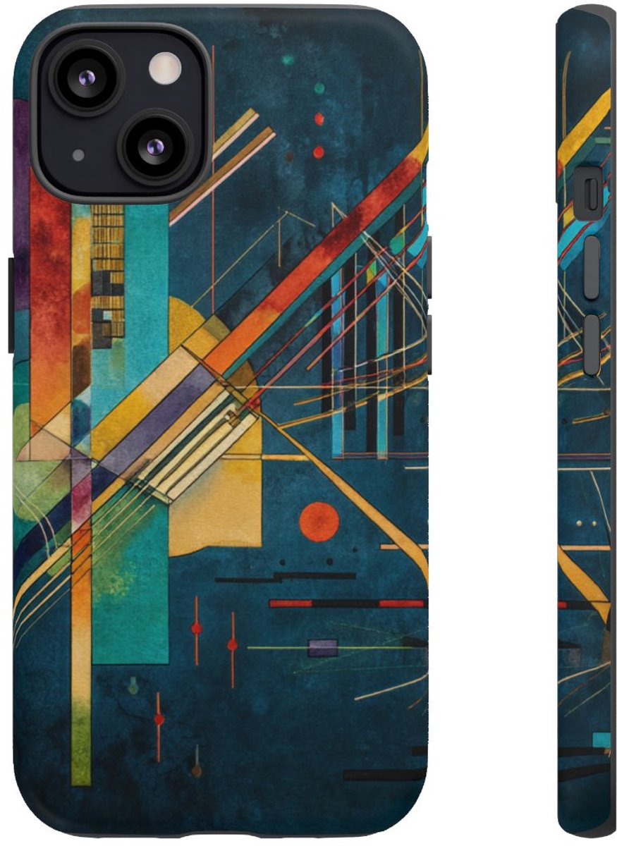 Abstracte Geometrische Kunst – Telefoonhoesje Geschikt voor iPhone 13