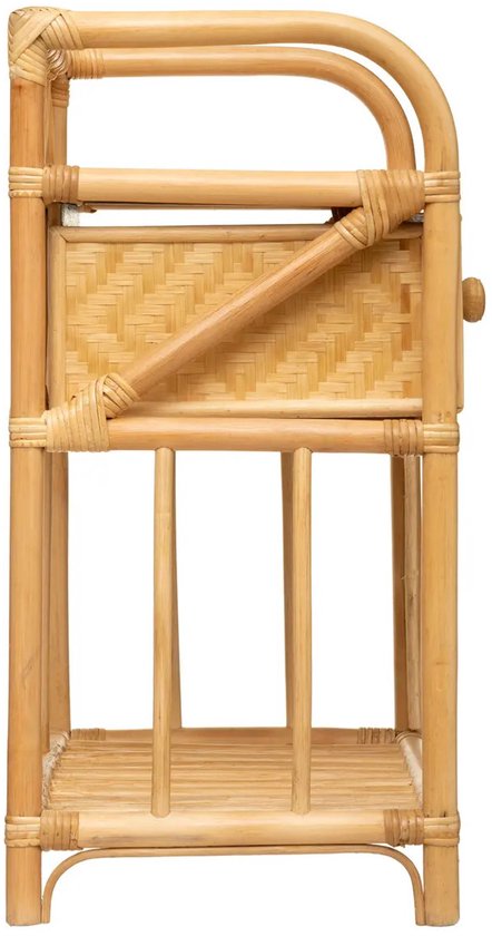 Armoire rotin bambou 45x30x60 cm naturel