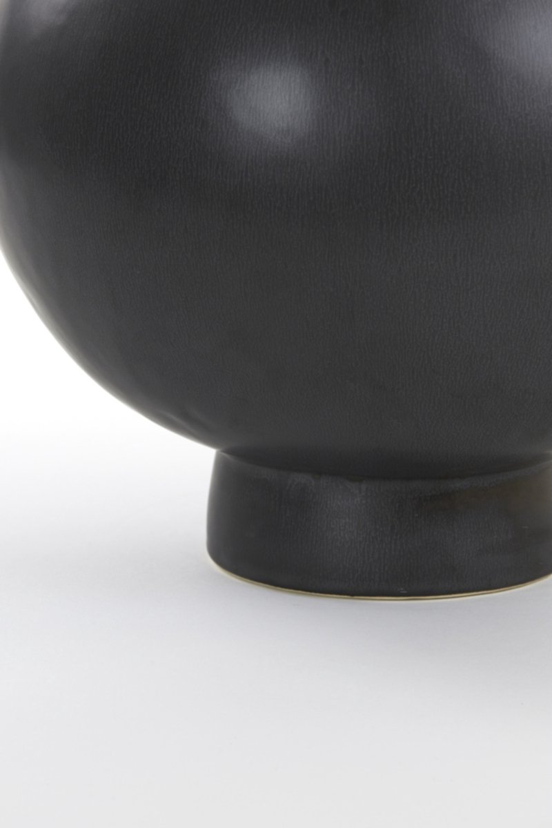 Vaas Maguli Keramiek, 35cm hoog - Zwart