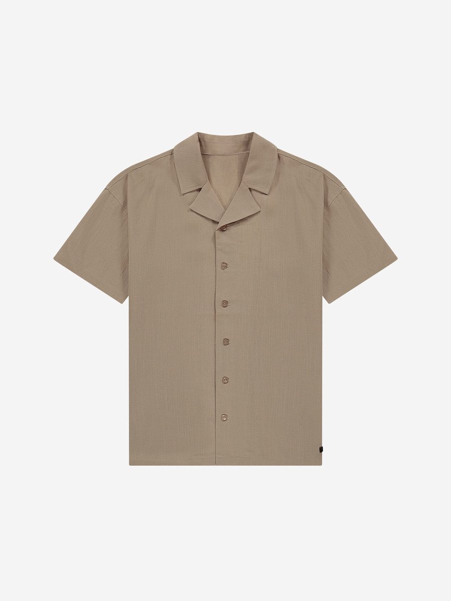 Nik&Nik zomer shirt jongens - taupe - Luis