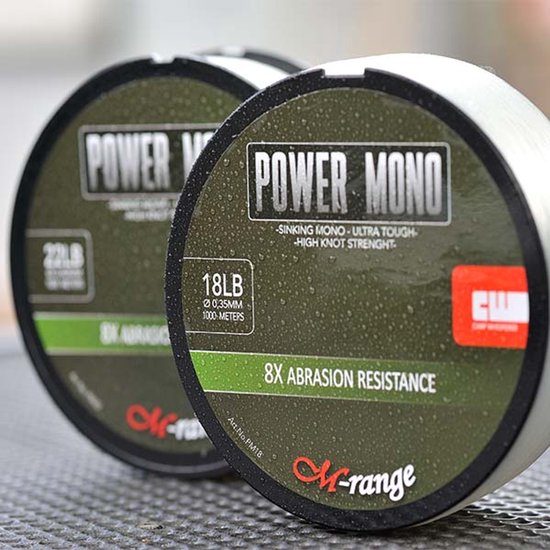 Carp Whisperer - Power Mono karperlijn - Diameter: 0,40mm - 1000m lijn van Carp Whisperer — afbeelding 2
