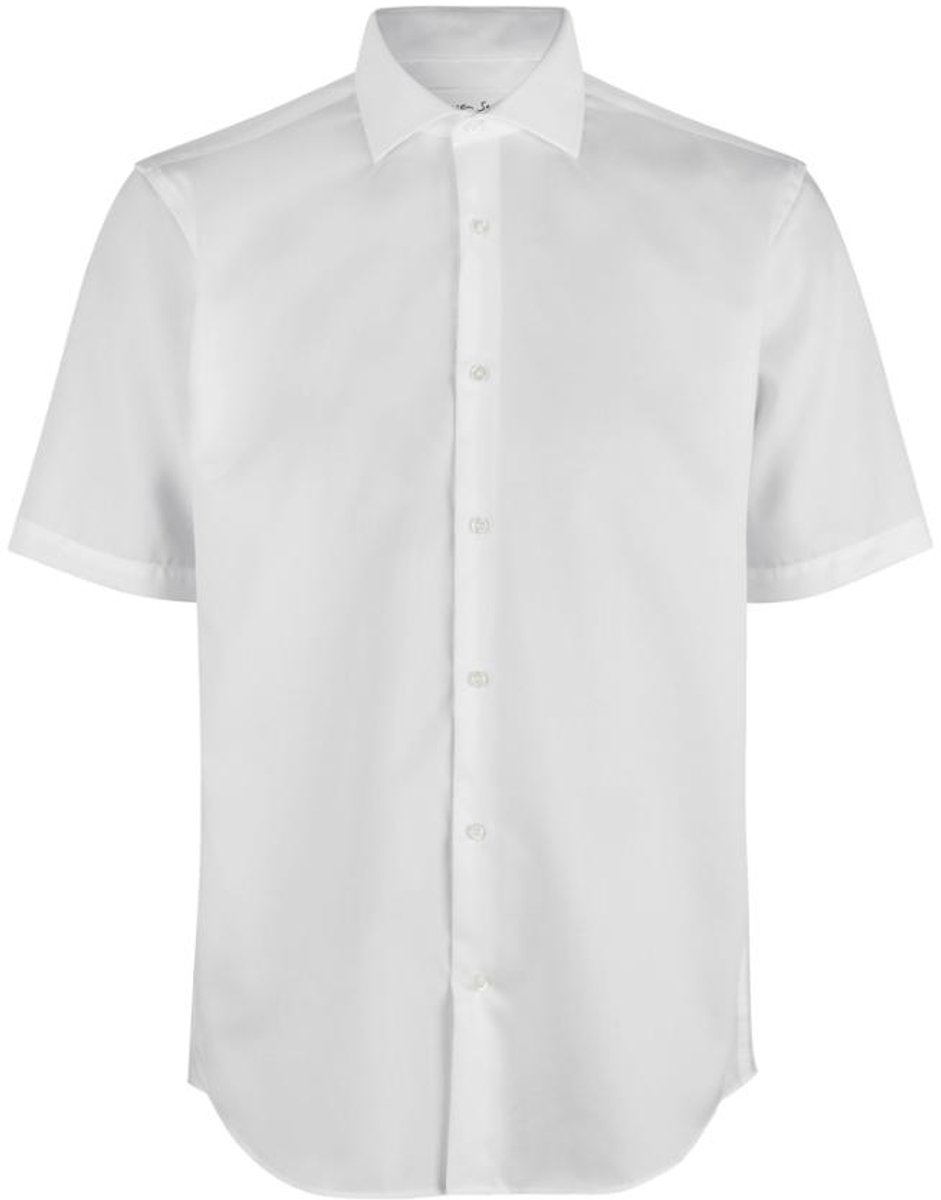 SS254 Seven Seas Fine Twill Modern S/S – Modern Fit Non‑Iron Overhemd