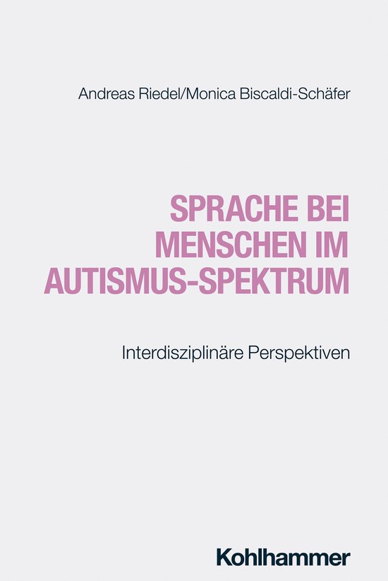 Sprache bei Menschen im Autismus-Spektrum - cover