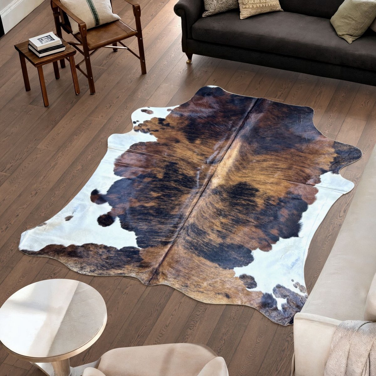 Koeienhuid Vloerkleed - 231 cm x 200 cm - Koeienkleed / Koeienvel / Dierenvel / Dierenhuid Tapijt