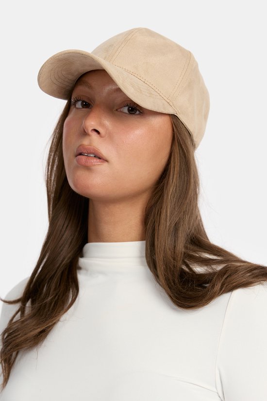 TRENDBEE™ Casquette Arena Velours Daim Beige