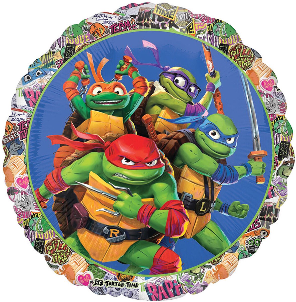 FOLAT BV - Ninja Turtles aluminium bal 45 cm