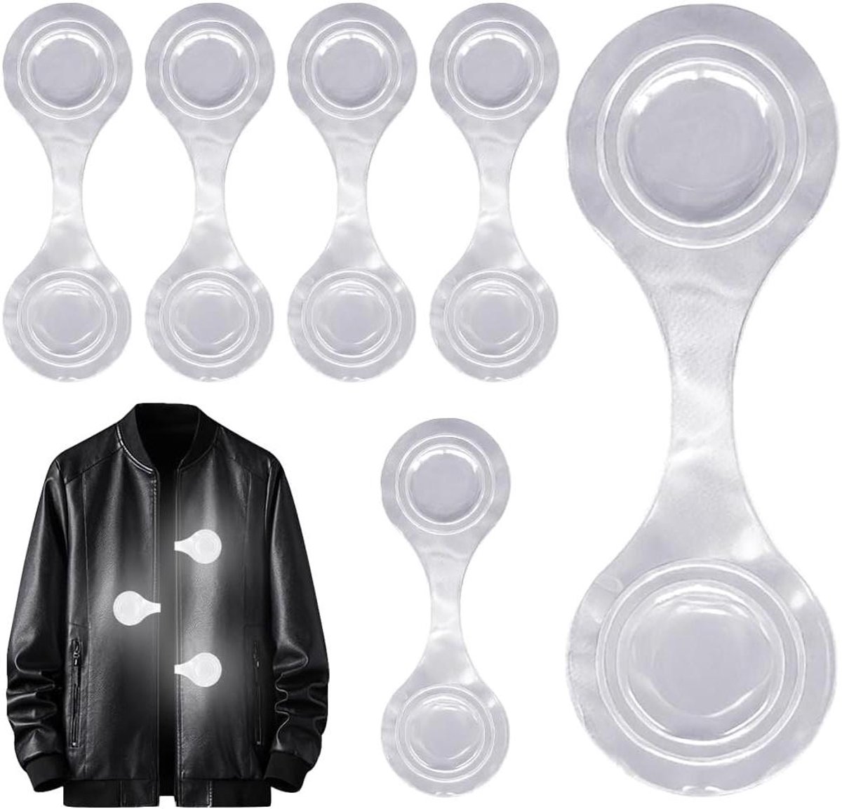 Inovra Plus - Reflectoren voor kinderen: set van 6 magnetische reflecterende opsteekmagneten voor extra veiligheid onderweg - reflectorclips voor rugzak, jas, kleding, kinderwagen, joggen, fietsen