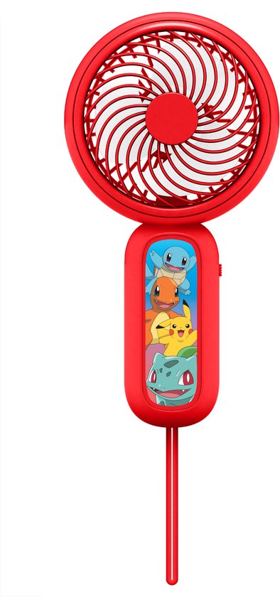 Pokémon Team - draagbare handventilator - zeer stil - USB-C oplaadbaar