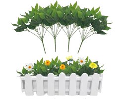 Inovra Plus - Kunstplanten Groene Dille 30 cm - Set van 4 Stuks voor Decoratie Binnen en Buiten