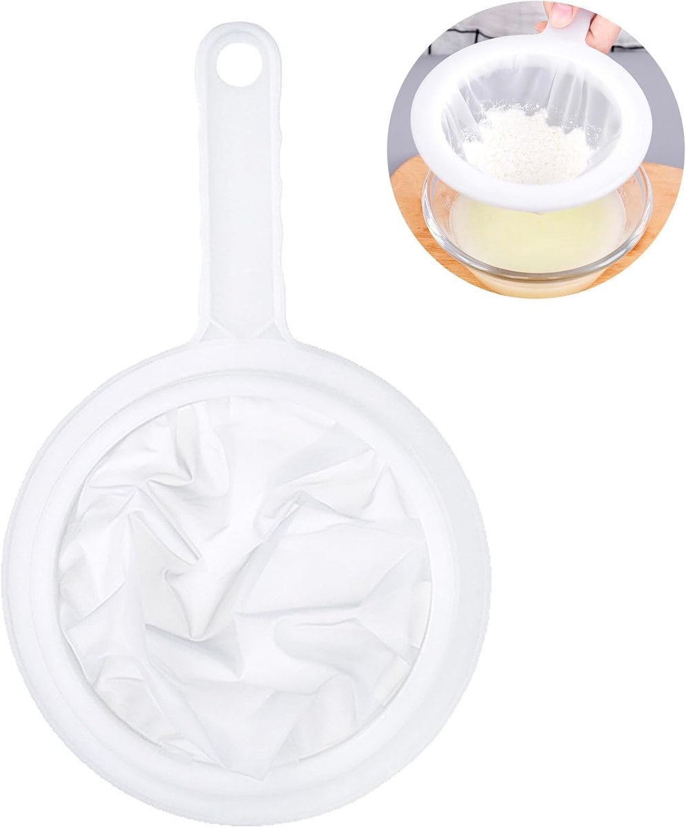 Fijne Zeef Met Handvat - Nylon Keuken Zeef - 100 Mesh