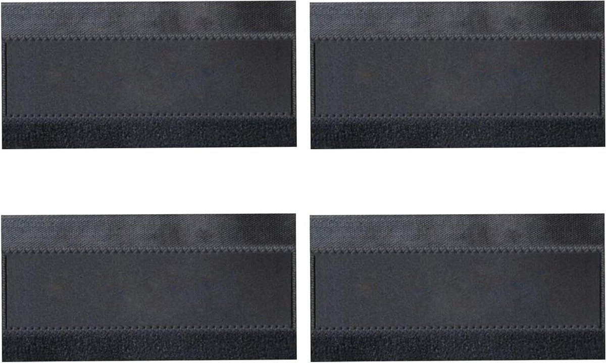 Allecto Plus - 4 stuks fietsframe kettingbescherming, zwart, kettingbescherming, fiets kettinghoes.