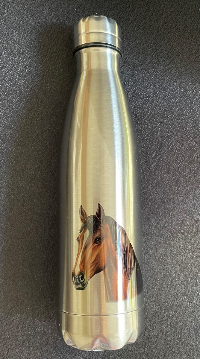 Mariele World Thermosfles ~Pferd Silber ~ Paard