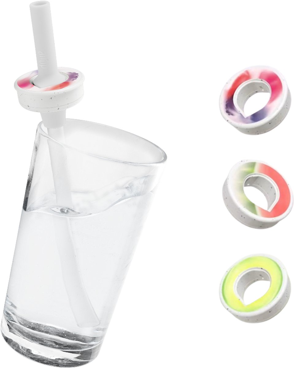 Air Up The Straw Wit starterskit - Inclusief 3 pods - rietje - hydraterend - geurwater - vegan - bio