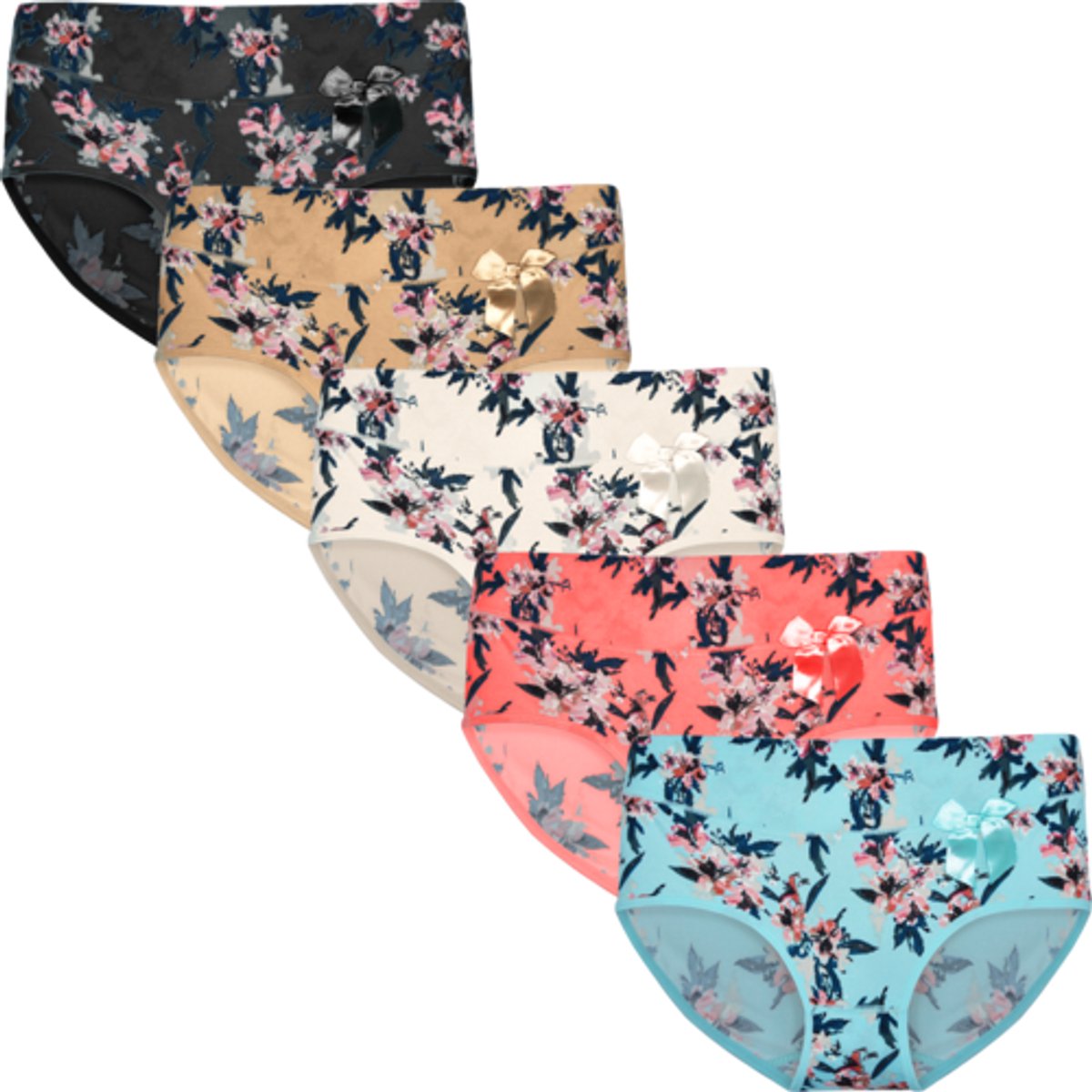 FINE WOMAN® Katoenen Slip 9073 5-pack XXL