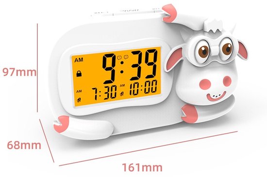Eco Toys Koe Wit Digitale Kinderwekker Slaaptrainer HC714857 van Eco Toys — afbeelding 5